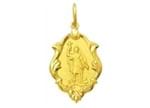 Medalha de Santo Expedito Ornato 1,5cm Ouro Amarelo