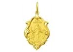 Medalha Nossa Senhora Desatadora dos Nós Ornato 1,5cm Ouro Amarelo