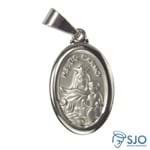 Medalha Oval de Inox de Nossa Senhora do Carmo | SJO Artigos Religiosos