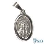 Medalha Oval de Inox de Sagrado Coração de Jesus | SJO Artigos Religiosos