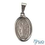 Medalha Oval de Inox de São Bento | SJO Artigos Religiosos