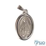 Medalha Oval de Inox Nossa Senhora Aparecida | SJO Artigos Religiosos