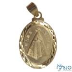 Medalha Oval Nossa Senhora Aparecida Diamantada | SJO Artigos Religiosos