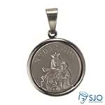 Medalha Redonda de Inox de Nossa Senhora do Carmo | SJO Artigos Religiosos