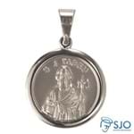Medalha Redonda de Inox de São Judas Tadeu | SJO Artigos Religiosos
