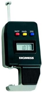 Medidor de Espessura Digital (Pontas 9mm) - 0-15mm - Leit. 0,01mm - Digimess