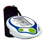 Medidor de Pressão Arterial e Pulsação Digital | Braço Mb100 Branco e Azul Incoterm 29825