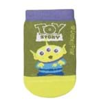 Meia Disney Toy Story (Infantil) Tamanho: 04 06 | Cor: Verde | Calçados: 28 a 31