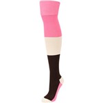 Meia Happy Socks Over Pink / Bege / Marrom Único