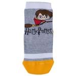 Meia Harry Potter (Infantil) Tamanho: 08 10 | Cor: Mescla Cinza | Calçados: 32 a 35