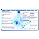 Meia Ortopédica P/ Proteção Pró-diabetic (cano Médio - Azul) - Ortho Pauher - Cód: Sg-714-a