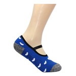 Meia Pilates Feminina Ted Socks - Coração Azul