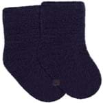 Meia Soquete Home Socks para Bebê em Soft Marinho - Puket