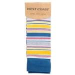 Meia West Coast Ventura Multi Stripe Mescla/Multicolor Tamanho 39-43