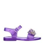 Melissa Mel Mar Sandal Fly Lilas Ouro