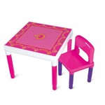 Mesa Atividades Princesa com Cadeira 9051 - Bell Toy