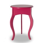 Mesa de Canto Tripé Alta - Rosa Pink - Tommy Design