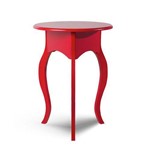 Mesa de Canto Tripé Alta - Vermelho - Tommy Design
