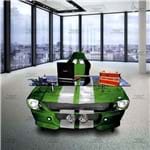 Mesa de Escritório Mustang K9 (mustang Verde com Faixa Branca)