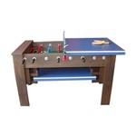 Mesa de Pebolim Versátil Vintage com Tampo de Ping Pong