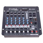 Mesa de Som Mixer 6 Canais Starmix S602r Bt Bluetooth