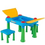 Mesa Infantil com 2 Cadeiras Azul Biemme