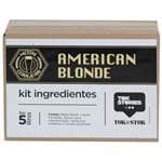 Mestre Cervejeiro Kit de Ingredientes American Blonde para Cerveja 5 L Laranja/azul