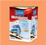 Metalatex Litoral Sem Cheiro 18 Litros - Acetinado Laranja Saiupe