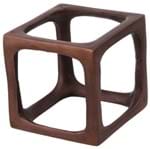 Metaphysical Cube Adorno 11 Cm Old Copper