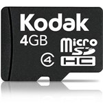 Micro SD com Adaptador 4GB - Kodak