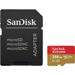 Micro Sd Sandisk Sdxc Extreme A2 U3 160mb/s 256gb Lacrado