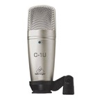 Microfone Condensador Behringer C1u Estúdio C/ Cabo USB