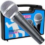 Microfone Csr Ht48a com Cabo Case