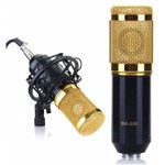 Microfone Estúdio Profissional Bm800 Condensador Phantom