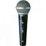 Microfone Profissional com Fio Supercardióide Sm58 Plus Leson