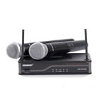 Microfone Sem Fio Duplo LM-VHF 258 Lexsen