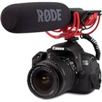 Microfone Shotgun Rode Videomic com Sistema de Suspensão Rycote Lyre