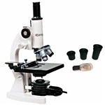 Microscópio Biológico Monocular Aumento de 20x Até 640x - 110 V