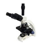 Microscópio Biológico Trinocular com Ampliação de 40x Até 1000x