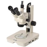 Microscópio Estereoscopico Trinocular,zoom 1x-4x Aumento 10x a 160x Led