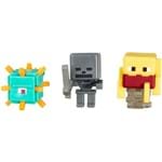 Minecraft - Mini Figuras com 3 - Blaze, Esqueleto Wither, Guardião Ckh41 - MATTEL