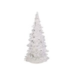 Mini Arvore de Natal Led de Mesa Acrílico Enfeite 22cmx9,5cm