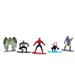 Mini Bonecos Nano Metaligs Marvel com 5 Peças - Homem Aranha