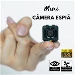 Mini Câmera Espiã Sq11, Full HD, 2,3cm, Visão Noturna, Sensor de Movimento Manual em Português
