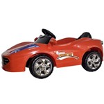Mini Carro Elétrico Infantil Vermelho - Bateria Recarregável de 6v - Importway