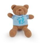 Mini Chocalho Urso Boy - Azul - Zip Toys