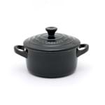 Mini Cocotte Black Onix 300ml - Stoneware - Le Creuset