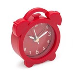 Mini Despertador Relógio Retro Vermelho