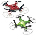 Mini Drone QUADRICÓPTERO Hc 616 Luz de Led com Controle Remoto Estojo