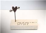 Mini Escultura de Mesa "Cada um Sabe..." - Compre na Imagina só